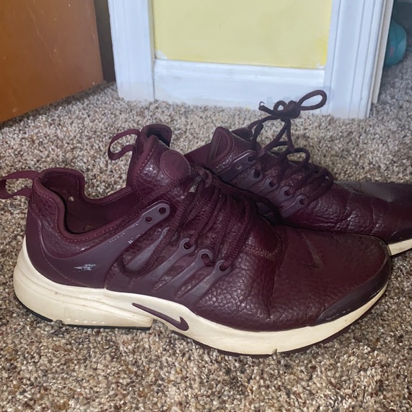 nike air presto womens burgundy